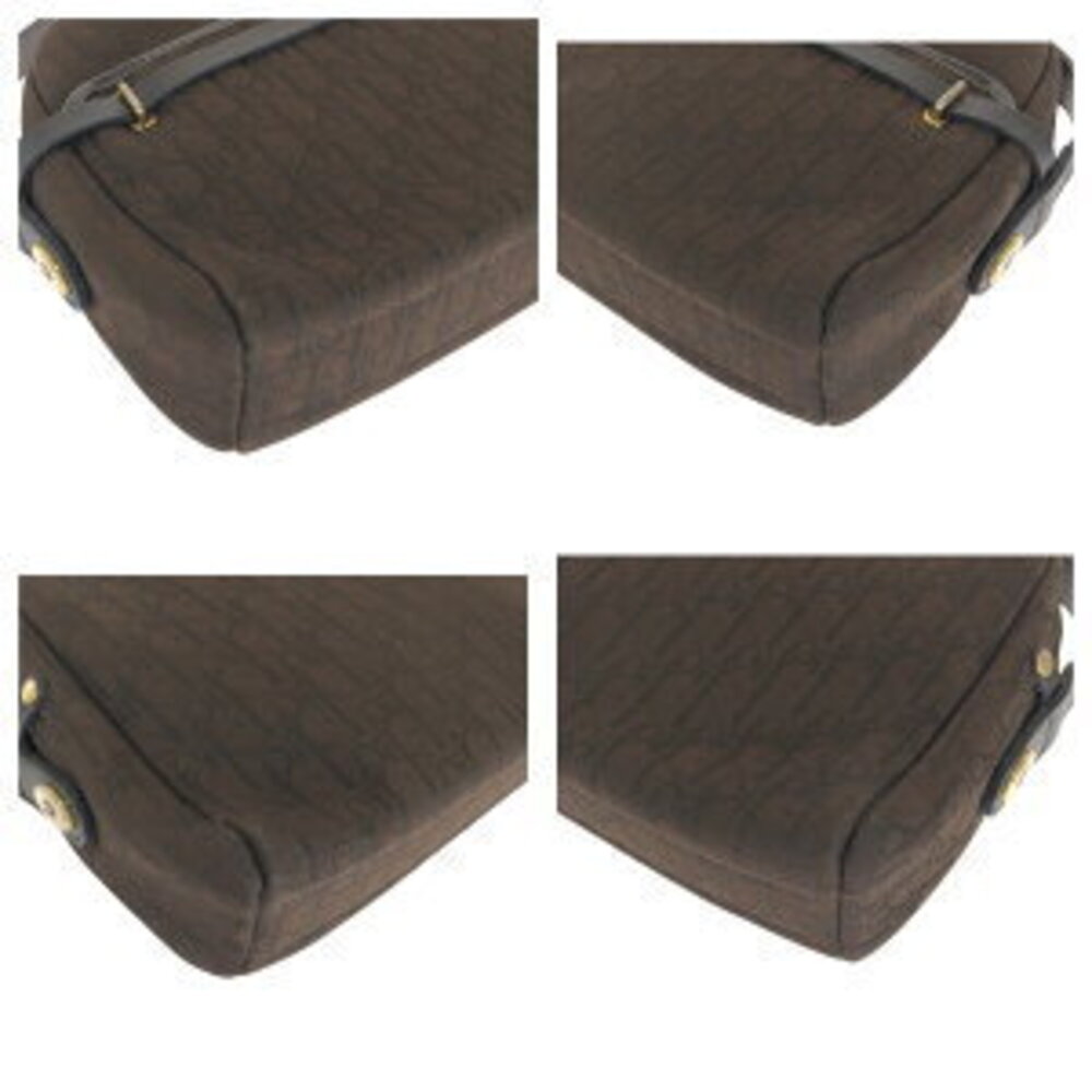 Dior Trotter Brown Canvas Shoulder Bag - Picture 7 of 10